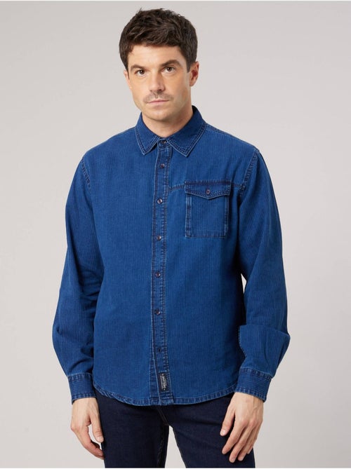 Chemise en jean confort homme 'deeluxe' - Kiabi Chemise en jean confort homme 'deeluxe' - Kiabi