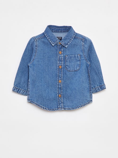 Chemise en jean regular fit - Kiabi