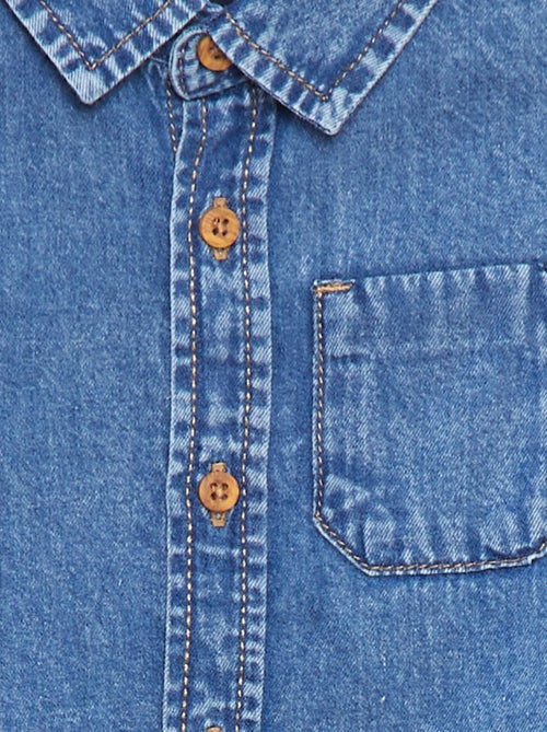 Chemise en jean regular fit - Kiabi