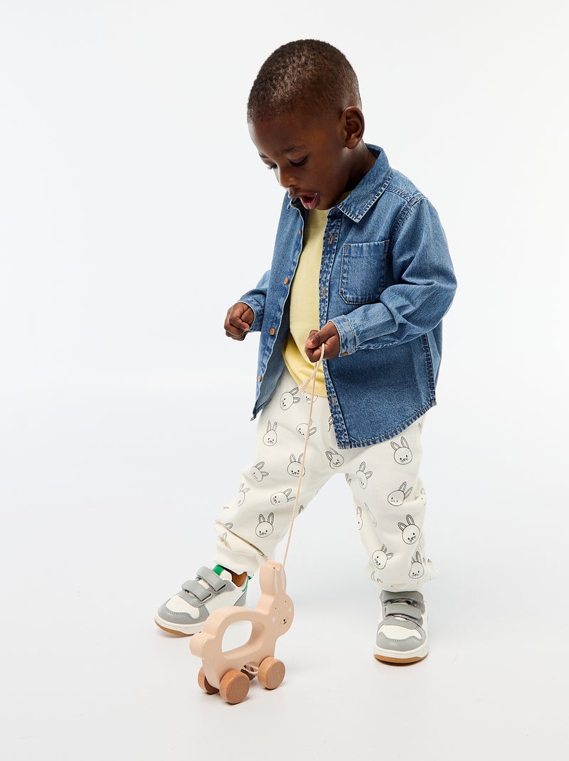 Chemise en jean regular fit Bleu - Kiabi