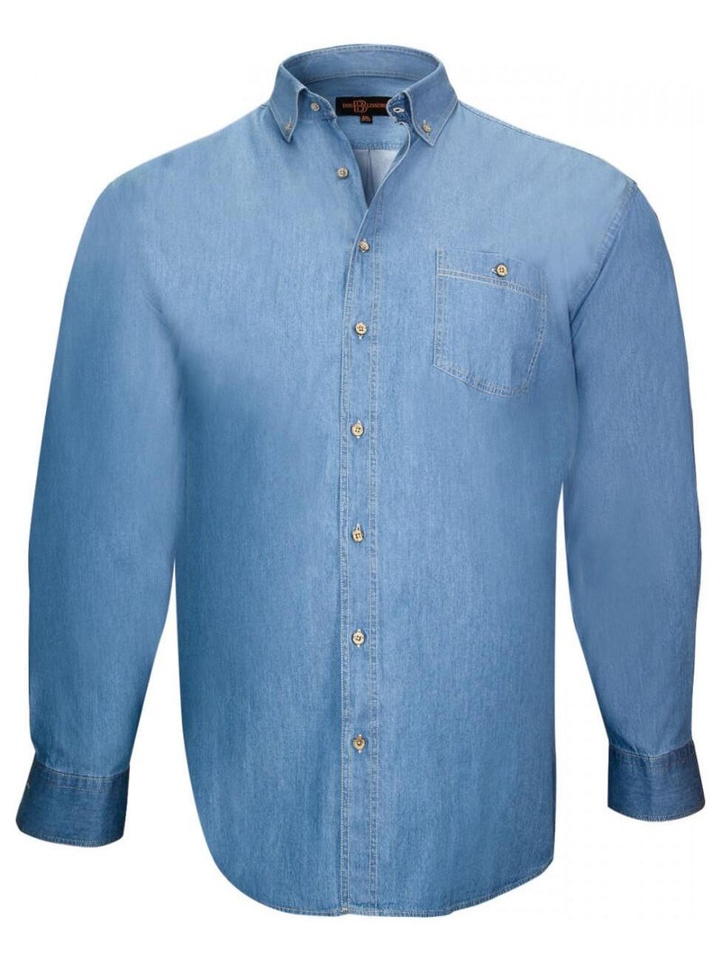 Chemise en jeans DENIM Bleu - Kiabi