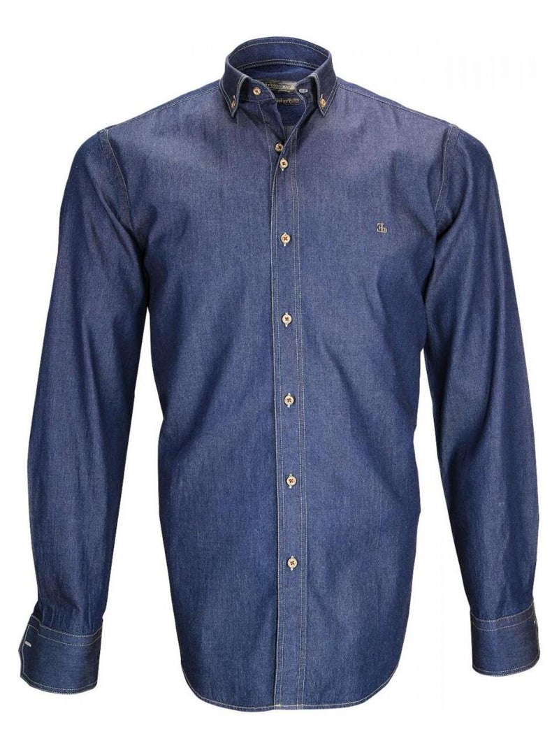 Chemise en jeans DENIM Bleu - Kiabi