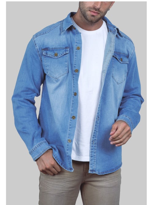 Chemise en jeans Kebello - Kiabi