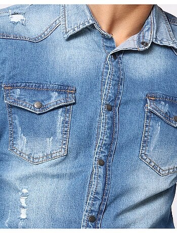 Chemise en jeans Slim Fit Kebello
