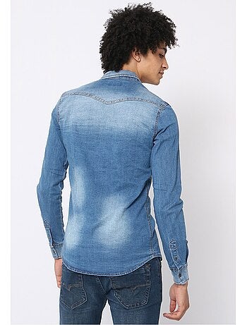 Chemise en jeans Slim Fit Kebello