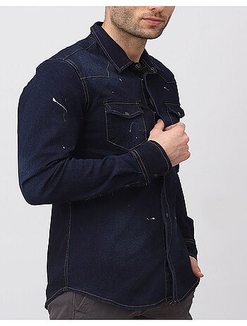 Chemise en jeans Slim Fit Kebello