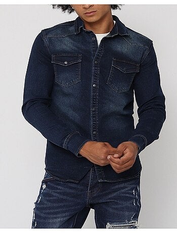 Chemise en jeans Slim Fit Kebello
