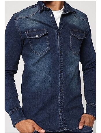 Chemise en jeans Slim Fit Kebello