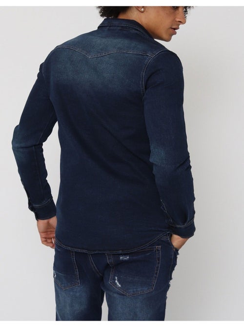 Chemise en jeans Slim Fit Kebello - Kiabi