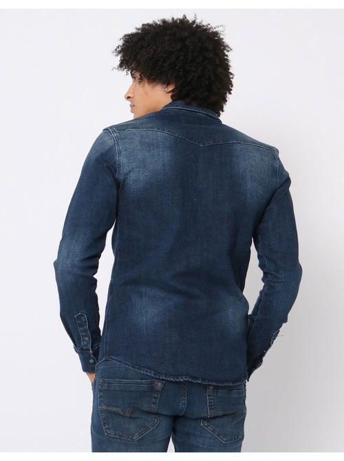 Chemise en jeans Slim Fit Kebello - Kiabi