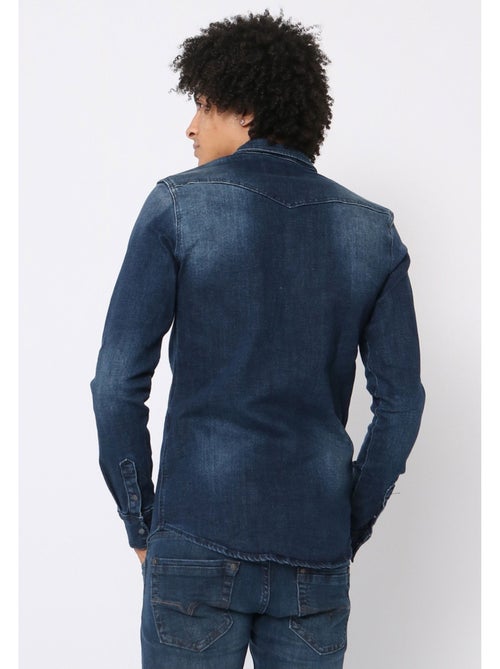Chemise en jeans Slim Fit Kebello - Kiabi