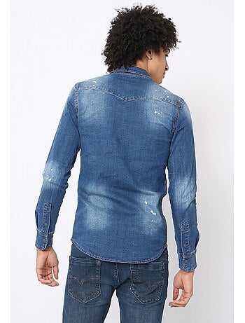 Chemise en jeans Slim Fit Kebello