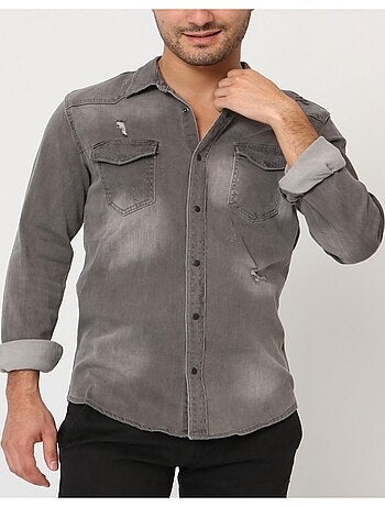 Chemise en jeans Slim Fit Kebello