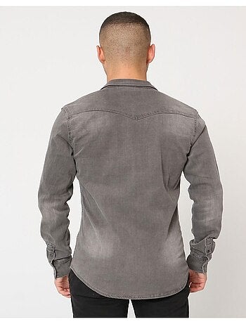 Chemise en jeans Slim Fit Kebello