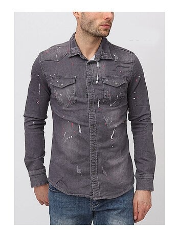 Chemise en jeans Slim Fit Kebello