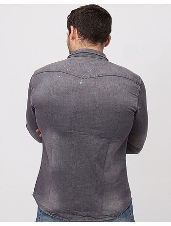 Chemise en jeans Slim Fit Kebello