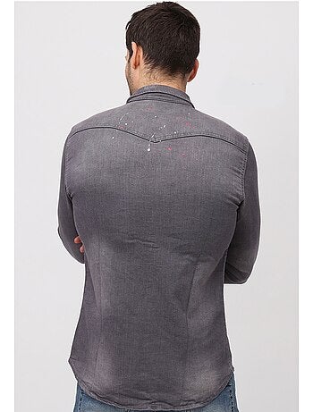 Chemise en jeans Slim Fit Kebello