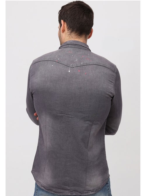 Chemise en jeans Slim Fit Kebello - Kiabi