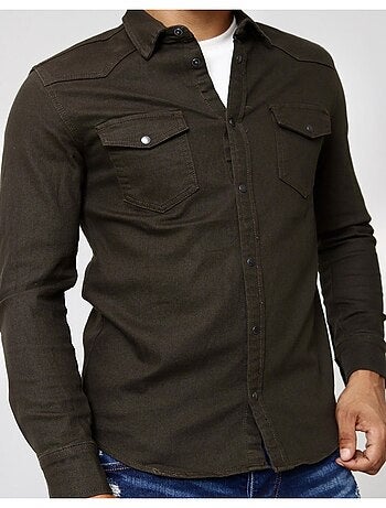 Chemise en jeans Slim Fit Kebello