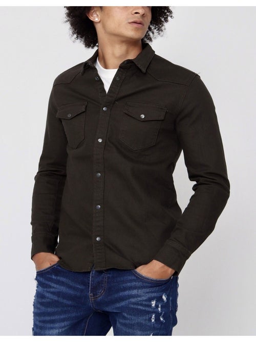 Chemise en jeans Slim Fit Kebello - Kiabi