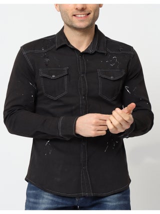 Chemise en jeans Slim Fit Kebello