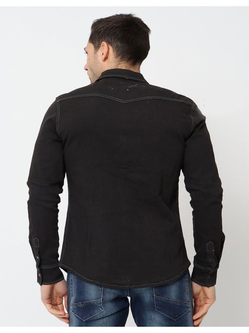 Chemise en jeans Slim Fit Kebello - Kiabi