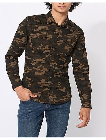 Chemise en jeans Slim Fit Kebello