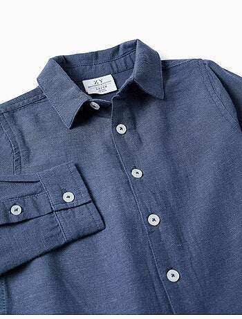 Chemise en lin avec manches retroussables You&Me