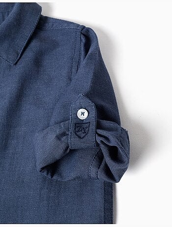 Chemise en lin avec manches retroussables You&Me