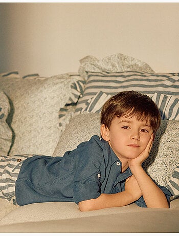 Chemise en lin avec manches retroussables You&Me