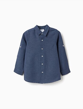 Chemise en lin avec manches retroussables You&Me