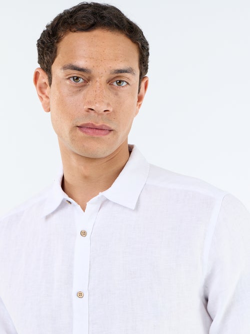 Chemise en lin - Kiabi