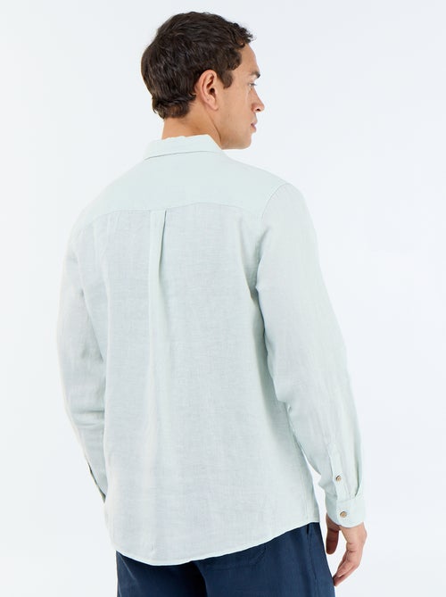 Chemise en lin - Kiabi