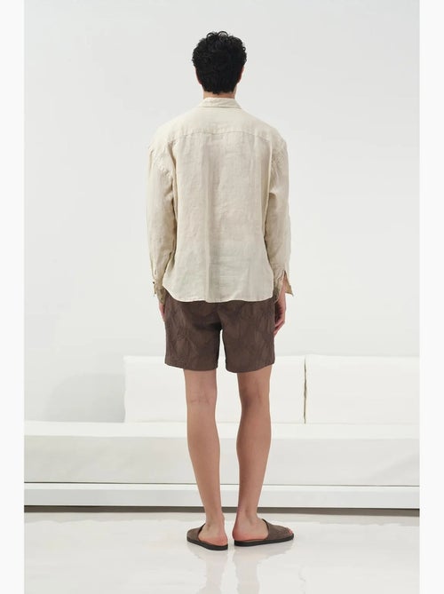 Chemise en lin boutonnée oversize giesto - Kiabi Chemise en lin boutonnée oversize giesto - Kiabi