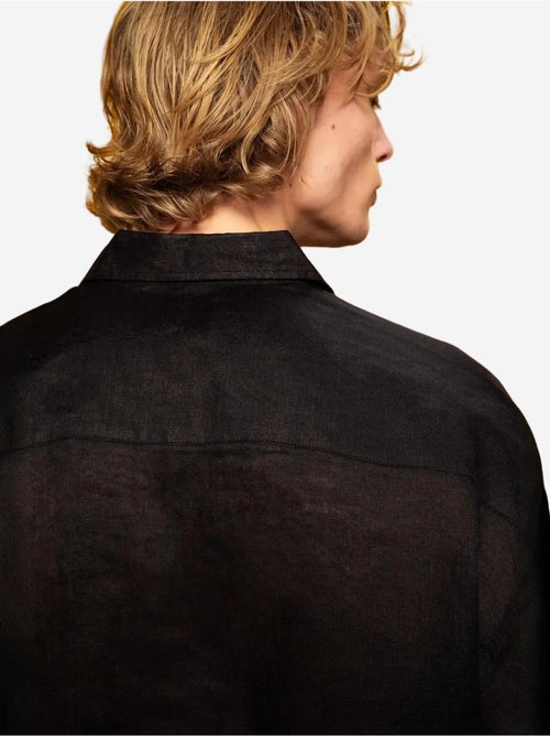 Chemise en lin coupe classique avec fermeture à boutons giesto - Kiabi Chemise en lin coupe classique avec fermeture à boutons giesto - Kiabi