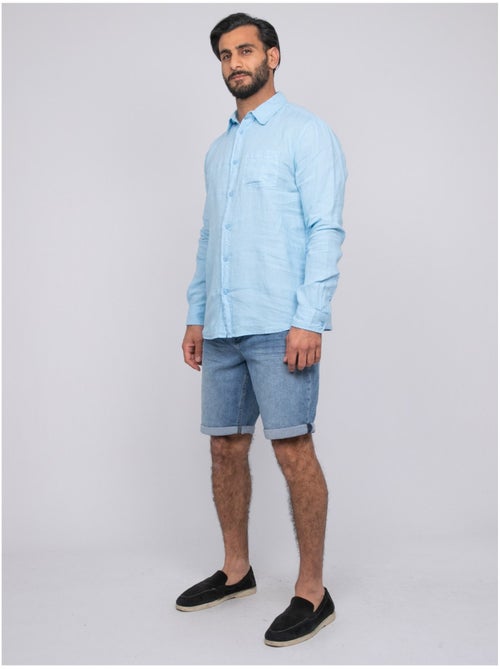 Chemise en lin DALAMO - Kiabi