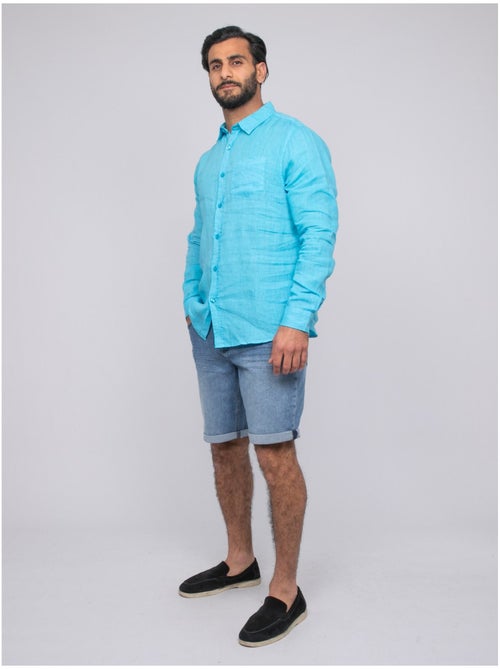 Chemise en lin DALAMO - Kiabi