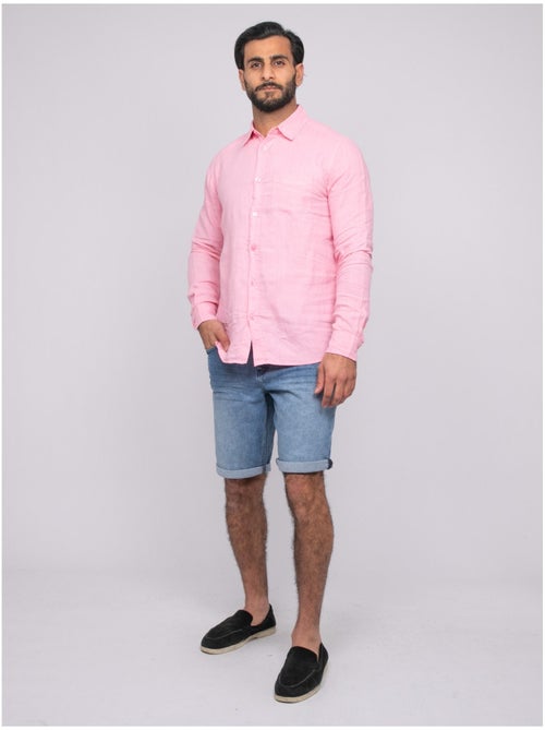 Chemise en lin DALAMO - Kiabi