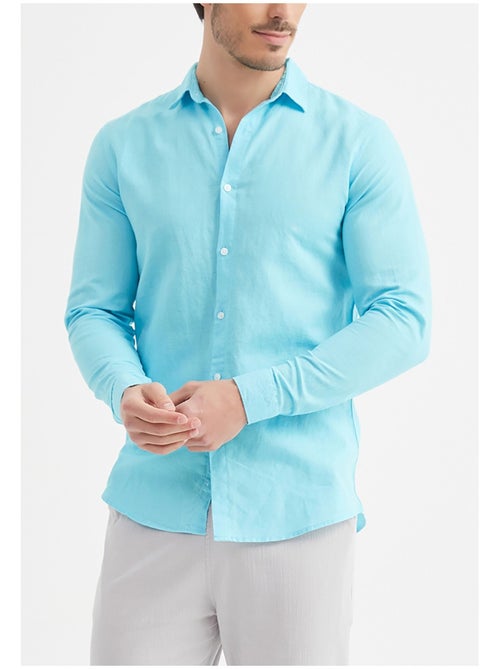 Chemise En Lin Kebello - Kiabi