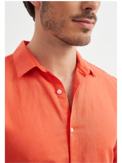 Chemise En Lin Kebello - Kiabi