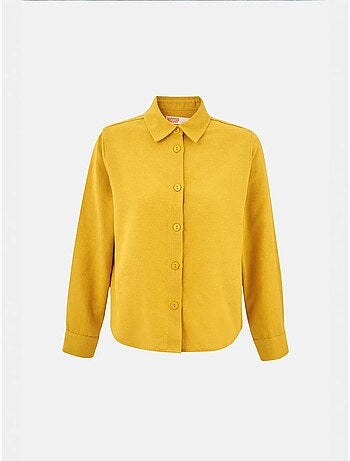 Chemise en lin mélangé