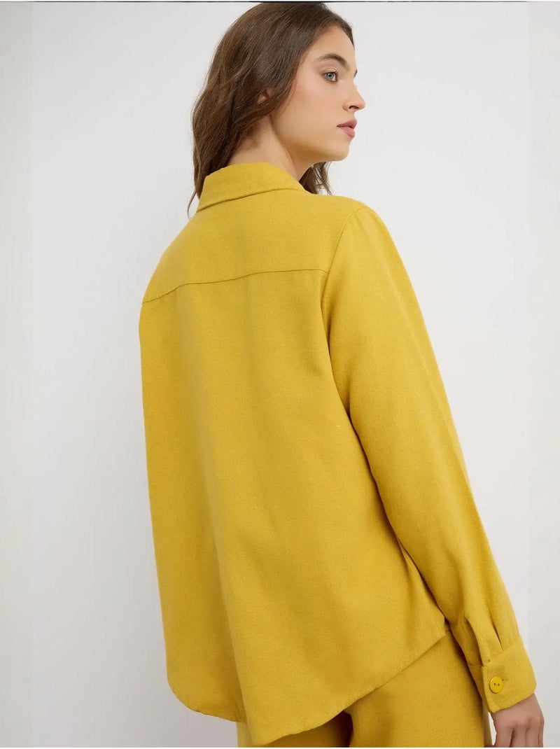 Chemise en lin mélangé Ambre - Kiabi