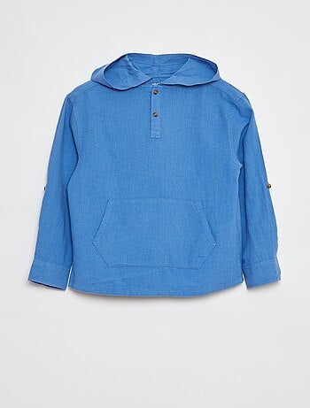 Chemise en lin mélangé