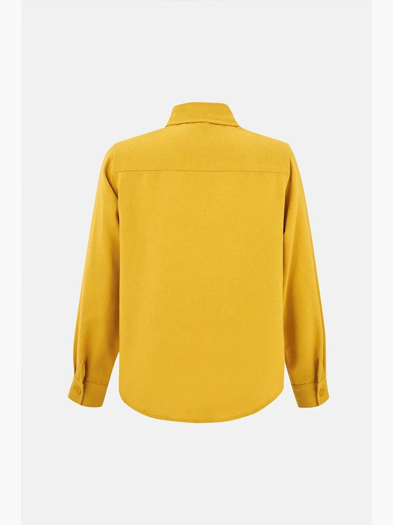 Chemise en lin mélangé hiccup Ambre - Kiabi