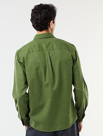 Chemise en lin mélangé