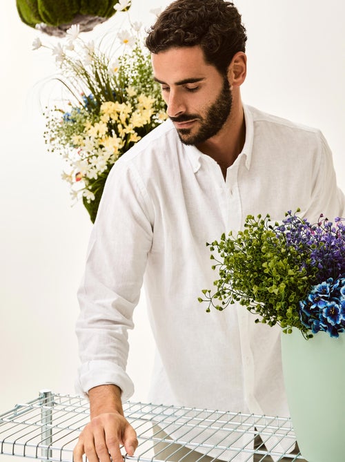 Chemise en lin MO Fashion - Kiabi