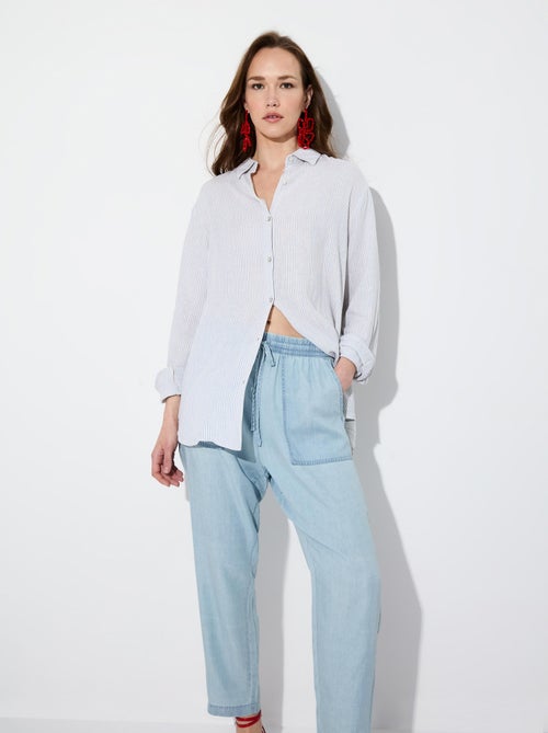 Chemise en lin MO Fashion - Kiabi