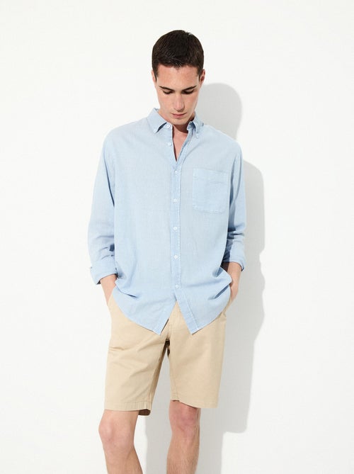 Chemise en lin MO Fashion - Kiabi