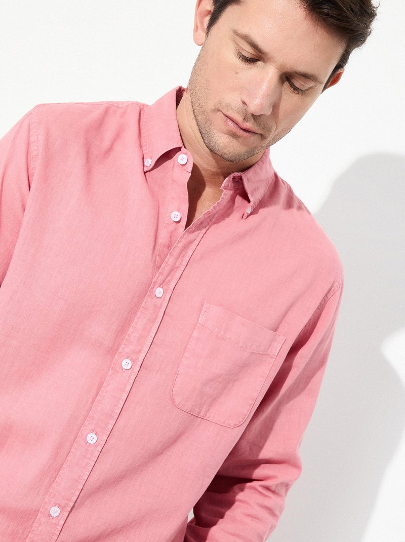 Chemise en lin MO Fashion Rose - Kiabi