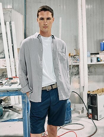 Chemise en lin MO Fashion